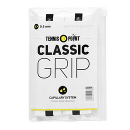 Tennis-Point Classic Grip weiß 12er